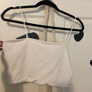 White Crop Tank